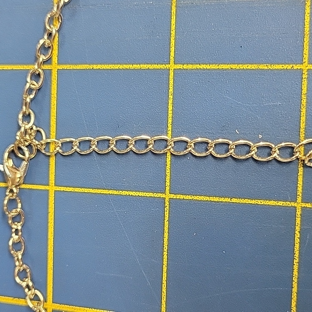 Diamond Faux Silver Tone 18" + 2" Extension Necklace - Picture 2 of 6
